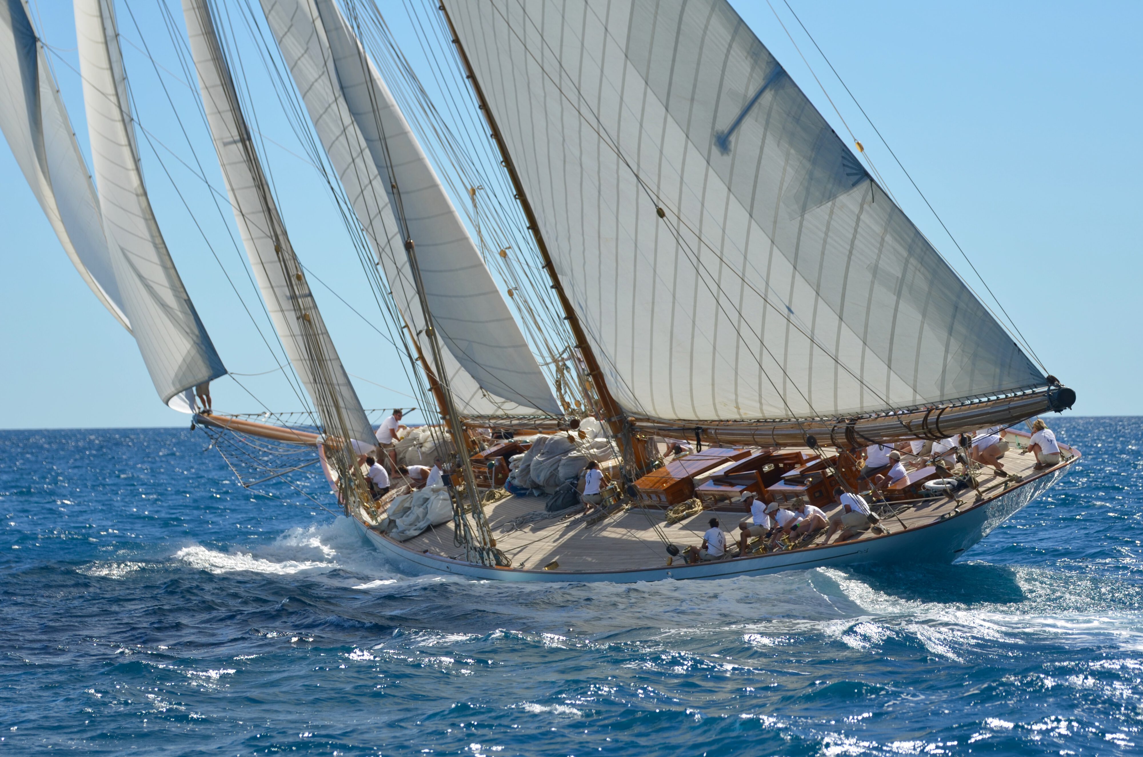 Elena of London during the Regates Royales Panerai Classic Yacht Challenge in Cannes 2015