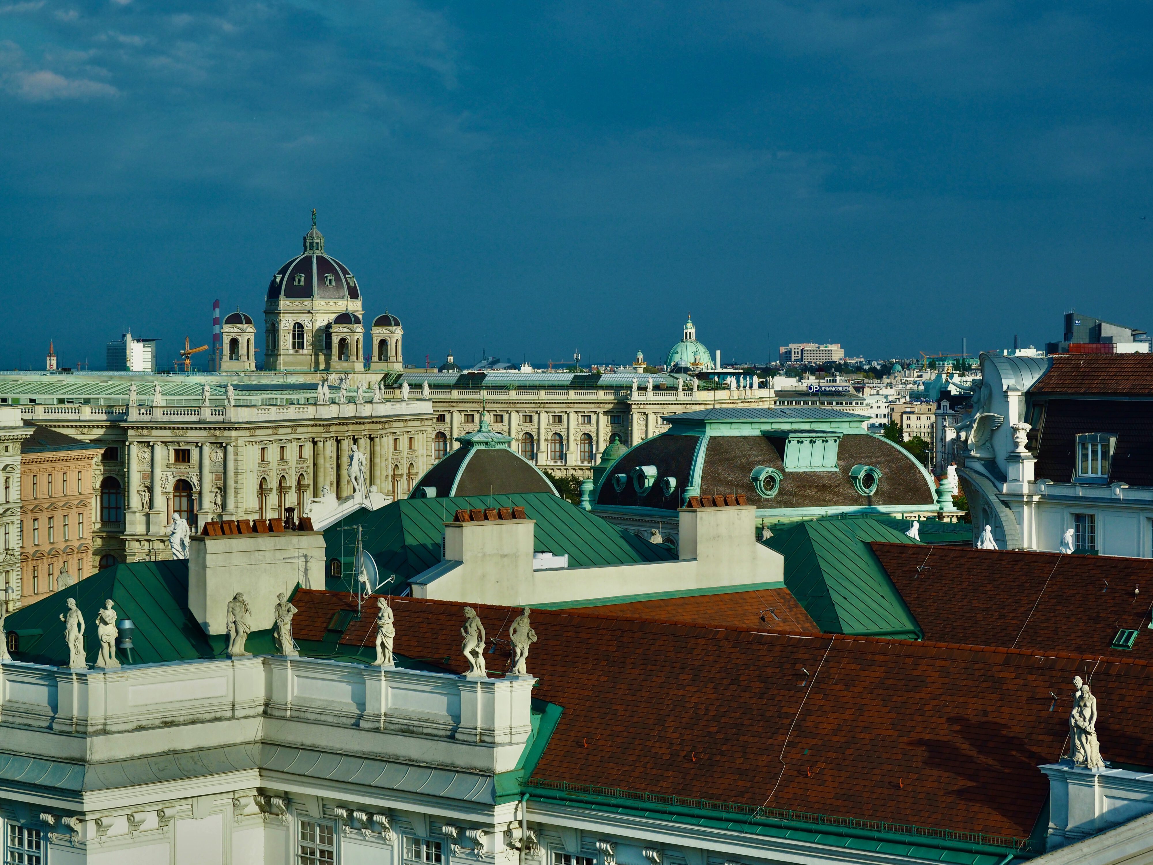 View across the Ministry of Justice to the KHM - Kunsthistorisches Museum Vienna