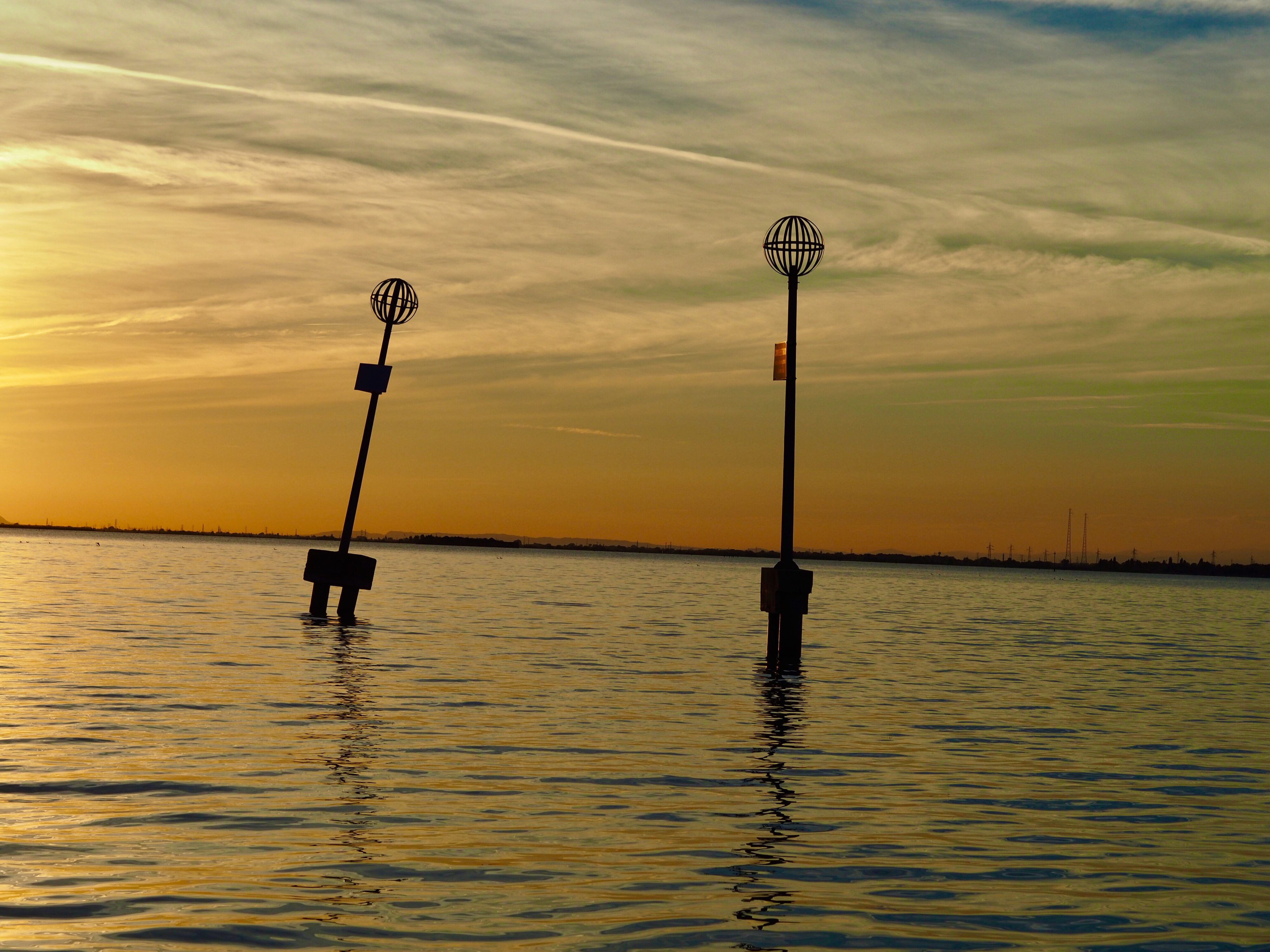 Venice - sunset in the lagoon